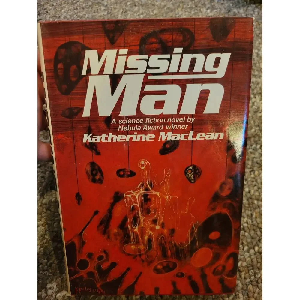 MISSING MAN 1975 Katherine MacLean HC/DJ/SFBCE Paranormal Dystopia Rescue Revolt